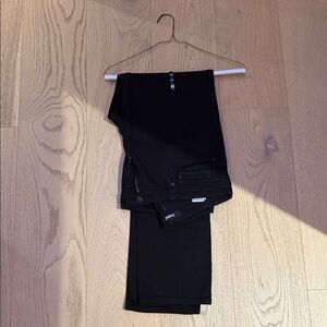 Mavi Black Straight Leg Zach Pants